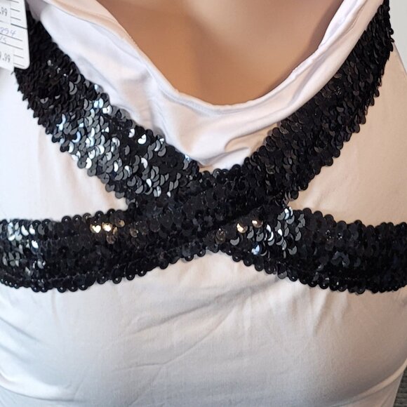 Sexy Women White Small Club Stretch Party Cocktail Dress N8894 - Picture 7 of 8